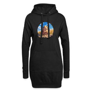 Lemmings Lemming - Sweat-shirt à capuche long Femme - noir - Devant