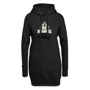 Tarantel Tarantel Halter Spinnenbesitzer - Hoodie-Kleid - Schwarz - Vorne