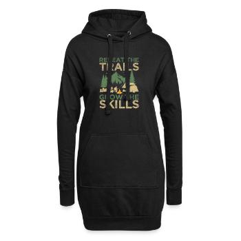Chef scout Repeat The Trails Scout - Sweat-shirt à capuche long Femme - noir - Devant