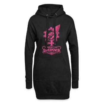 Feminism Feminist Feminist - Hoodie Dress - black - Front