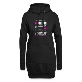 Fier patron de damnés chers employés - Sweat-shirt à capuche long Femme - noir - Devant