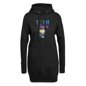 Équipe de cocktails de soirée de jeune fille Daiquiri - Sweat-shirt à capuche long Femme - noir - Devant