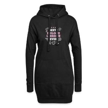 Beste Biologielehrerin Bio Biologie Lehrerin - Hoodie-Kleid - Schwarz - Vorne