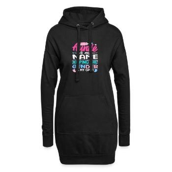 Tante Gardienne du Sexe Révélation - Sweat-shirt à capuche long Femme - noir - Devant