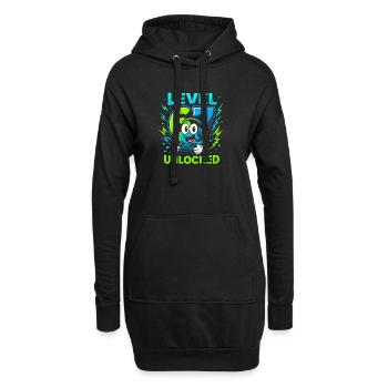 Level 67 Unlocked Six Seven Italian Brainrot Gamer - Hoodie-Kleid - Schwarz - Vorne