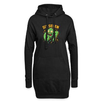 Six Seven 67 Zombie Horror Humor Italian Brainrot - Hoodie-Kleid - Schwarz - Vorne