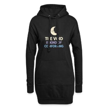 Existenzieller Humor, Nihilismus, Humor, - Hoodie-Kleid - Schwarz - Vorne