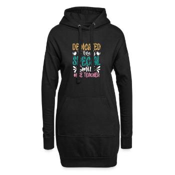 Geschenke für ESE-Lehrer - Hoodie-Kleid - Schwarz - Vorne