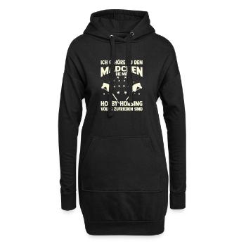 Steckenpferd Hobbyhorse Hobby Horsing - Hoodie-Kleid - Schwarz - Vorne