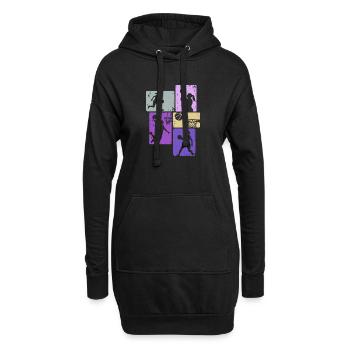 Basketball Girls Basketball Women - Hoodie Dress - black - Front