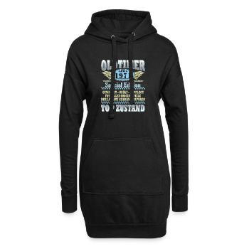 Oldtimer April 1971 Special Edition - Hoodie-Kleid - Schwarz - Vorne