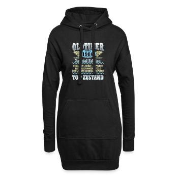 Oldtimer 1986 April Special Edition - Hoodie-Kleid - Schwarz - Vorne