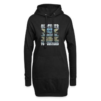 Oldtimer 1966 Spezial Edition - Hoodie-Kleid - Schwarz - Vorne