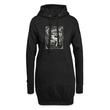 Texas Western Trail Vintage - Sweat-shirt à capuche long Femme - noir - Devant