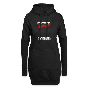 Gästebuch Bürgersteigbier Ortskontrollfahrt OKF - Hoodie-Kleid - Schwarz - Vorne