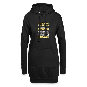 Précision des devinettes de technicien feux de circulation - Sweat-shirt à capuche long Femme - noir - Devant