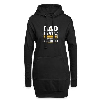 Niveau Père : Toujours familier - Sweat-shirt à capuche long Femme - noir - Devant