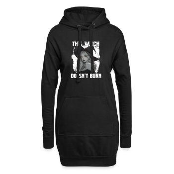 Hexen Damen T Hexen Spruch | Halloween Party Hexen - Hoodie-Kleid - Schwarz - Vorne