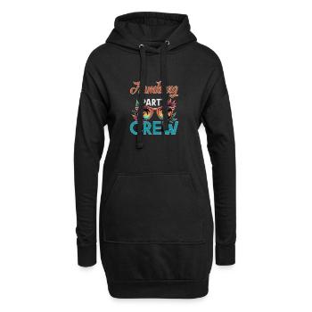 Équipage de Hambourg - Sweat-shirt à capuche long Femme - noir - Devant