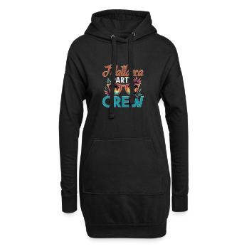 Mallorca Crew - Hoodie-Kleid - Schwarz - Vorne