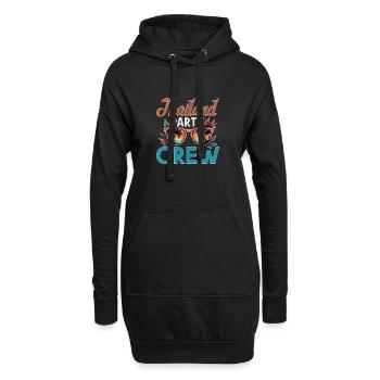 Thailand Crew - Hoodie-Kleid - Schwarz - Vorne