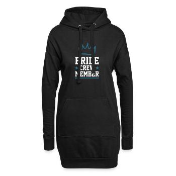 Bride Crew - Hoodie-Kleid - Schwarz - Vorne