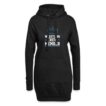 Wrestling Crew - Hoodie Dress - black - Front