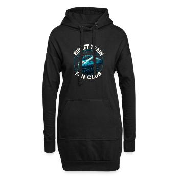 Bullet Train Fanclub - Hoodie-Kleid - Schwarz - Vorne