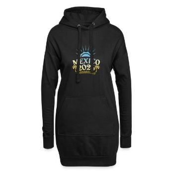 Mexiko 2026 Bunt - Hoodie-Kleid - Schwarz - Vorne