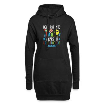 Liebe Eltern Tag You're It Tee - Hoodie-Kleid - Schwarz - Vorne