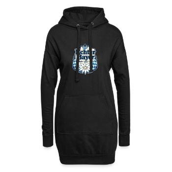 Echter Bayer Mehr sog i ned Bavarian Pride - Hoodie-Kleid - Schwarz - Vorne