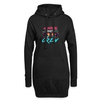 Équipe de la fête de Hambourg - Sweat-shirt à capuche long Femme - noir - Devant