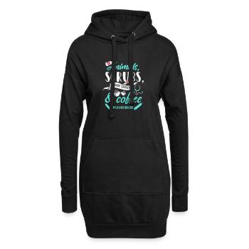 Animals, Scrubs & Coffee Vet Life - Hoodie Dress - black - Front