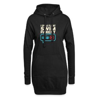 Compétition de natation Cadeau de l’équipe de natation des mères natation - Sweat-shirt à capuche long Femme - noir - Devant