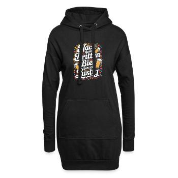 Bier Nach Dem Dritten Bier Lustig JGA Party Malle - Hoodie-Kleid - Schwarz - Vorne