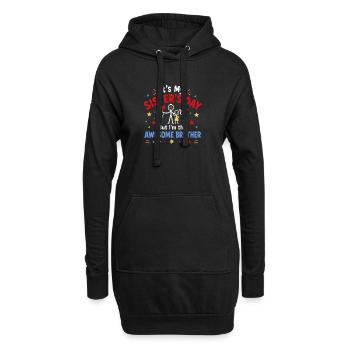 Un frère formidable célèbre la Journée des Sœurs - Sweat-shirt à capuche long Femme - noir - Devant