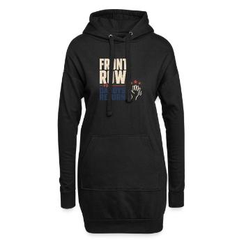 Bienvenue à la maison, Papa Retour militaire - Sweat-shirt à capuche long Femme - noir - Devant