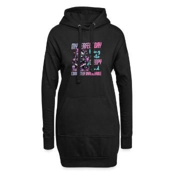 Pastel Goth Soft Goth Gaming Gamer - Hoodie-Kleid - Schwarz - Vorne