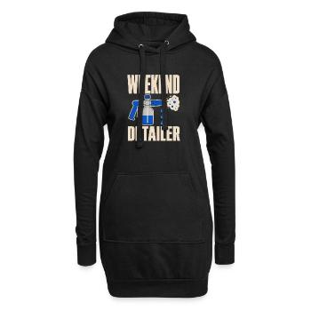 Garage Detailer Auto Detaillierung Auto Detailer - Hoodie-Kleid - Schwarz - Vorne