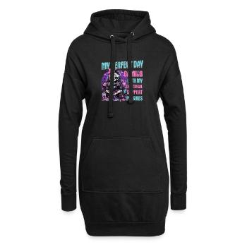Pastel Goth Soft Goth Gaming Gamer - Hoodie-Kleid - Schwarz - Vorne