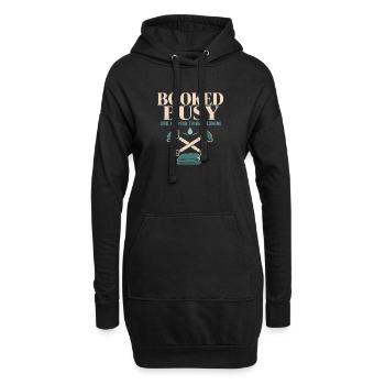 Lymphsystem Lymphdrainage Wellness Geschenk - Hoodie-Kleid - Schwarz - Vorne
