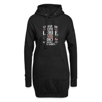 Lehre Dich Kennenzulernen Ex Freund Trennung Ex - Hoodie-Kleid - Schwarz - Vorne