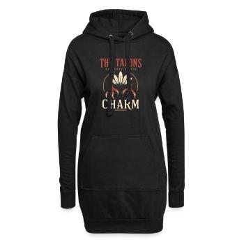 Harpie Mythologie grecque Monstre fantastique - Sweat-shirt à capuche long Femme - noir - Devant