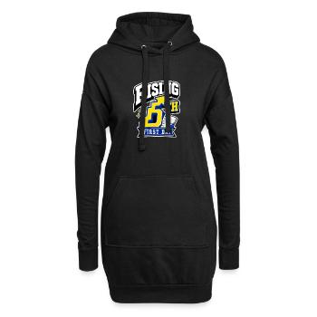 Don du Premier Jour de la Cinquième Année de 5e Ascension - Sweat-shirt à capuche long Femme - noir - Devant