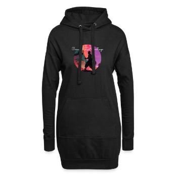Camino De Santiago- Jakobsweg - Hoodie-Kleid - Schwarz - Vorne