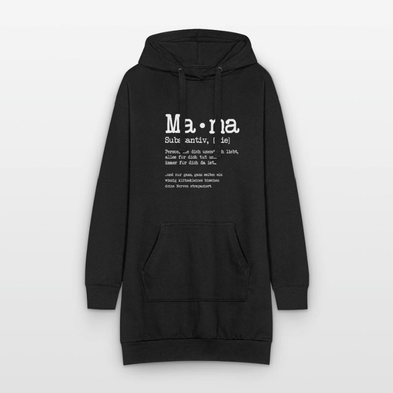 Mutter Zitate Mama Mutter Stiefmutter Hoodie-Kleid