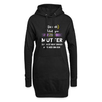 Podologe Fußpflege Pediküre Podologie Geschenke - Hoodie-Kleid - Schwarz - Vorne