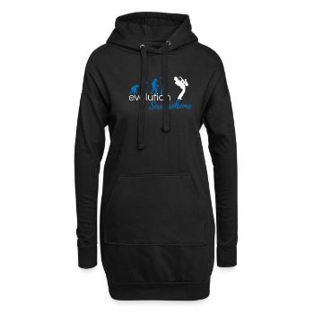Saxophone Evolution - Hoodie-Kleid - Schwarz - Vorne