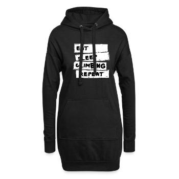 Climbing - Rockclimbing Shirt - Hoodie-Kleid - Schwarz - Vorne