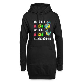 Grammatik Englischlehrer Englisch Sprache Lernen - Hoodie-Kleid - Schwarz - Vorne